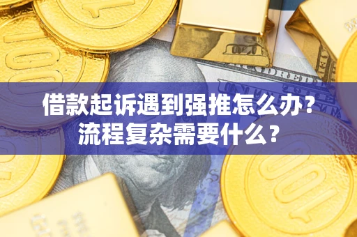 济南借款起诉遇到强推怎么办？流程复杂需要什么？