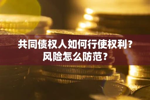 济南共同债权人如何行使权利？风险怎么防范？