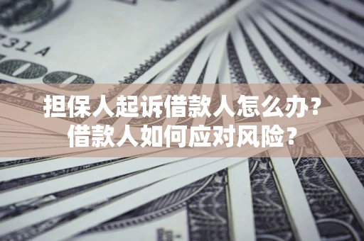 济南担保人起诉借款人怎么办？借款人如何应对风险？